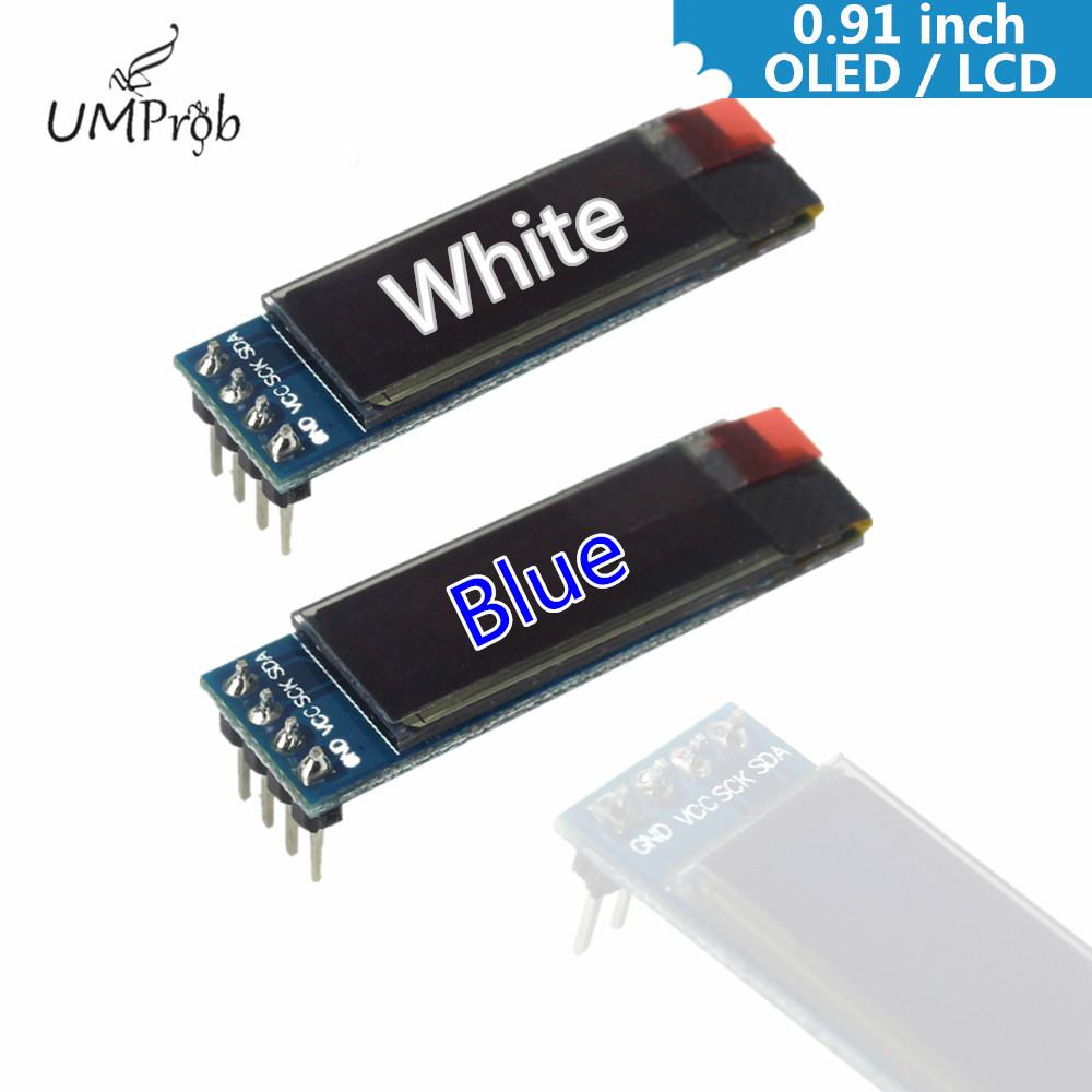 Ssd1306 - จอแสดงผล OLED LCD ขนาด 0.91 นิ้ว