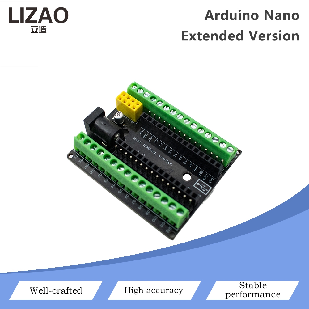 Nrf24L01 - บอร์ดขยายเทอร์มินัลนาโน อะแดปเตอร์เทอร์มินัล V2.0 พร้อมพอร์ตจ่ายไฟ DC ซ็อกเก็ตโมดูล