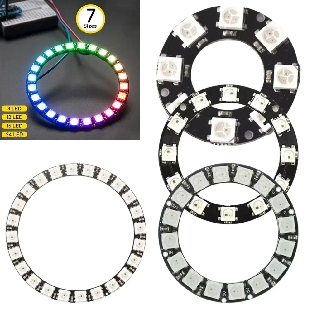 Neopixel - 5V LEDs แหวนแอดเดรส RGB LED NeoPixel