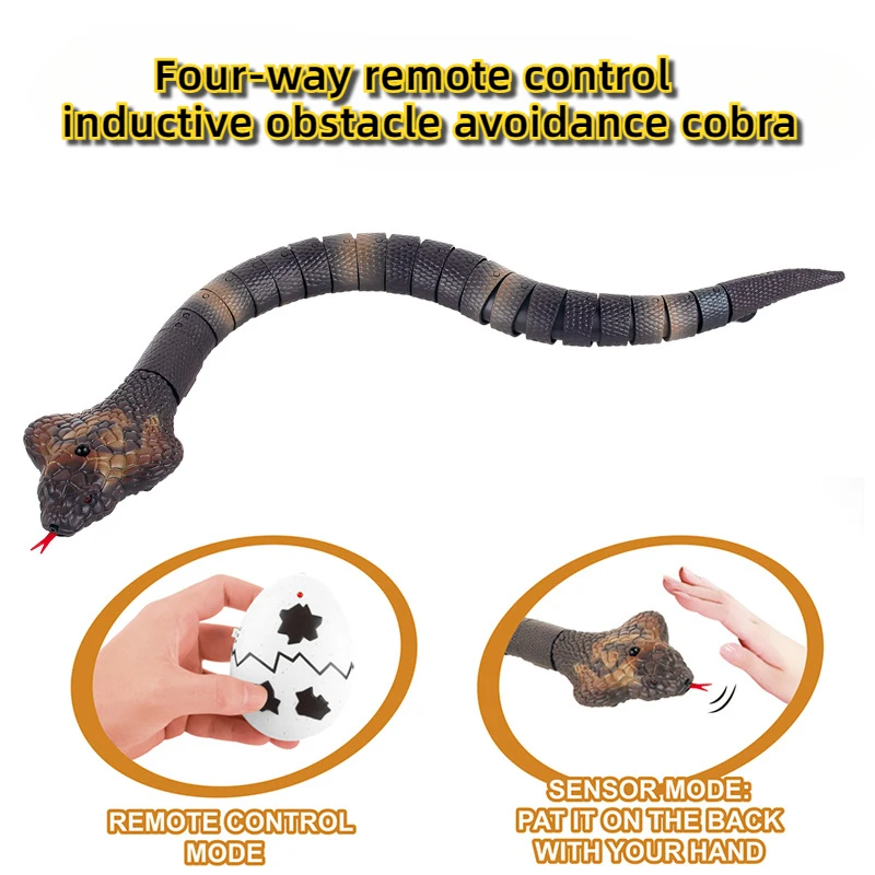 Ir Remote Module - RC prank รีโมทคอนโทรลตรวจจับอินฟราเรดสัตว์งูเห่าแมวสุนัขสัตว์เลี้ยงของเล่นเล่นตลกและสนุกของขวัญวันหยุดสำหรับเด็ก