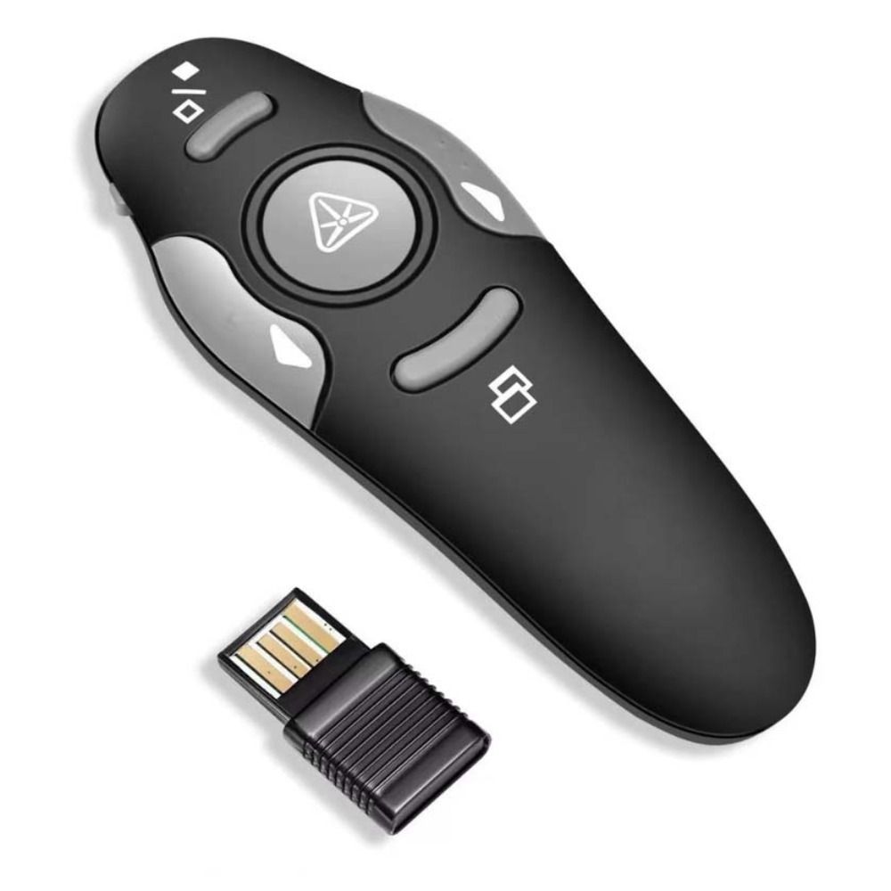 Ir Remote Module - รีโมทพาวเวอร์พอยต์แบบไร้สาย 2.4GHz พร้อมเลเซอร์พอยน์เตอร์และรีโมทอินฟราเรดสำหรับการนำเสนอ