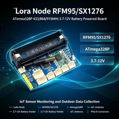 Lora Rfm95 - โหนด LoRa ความถี่ 433/868/915MHz พร้อม RFM95/SX1276,