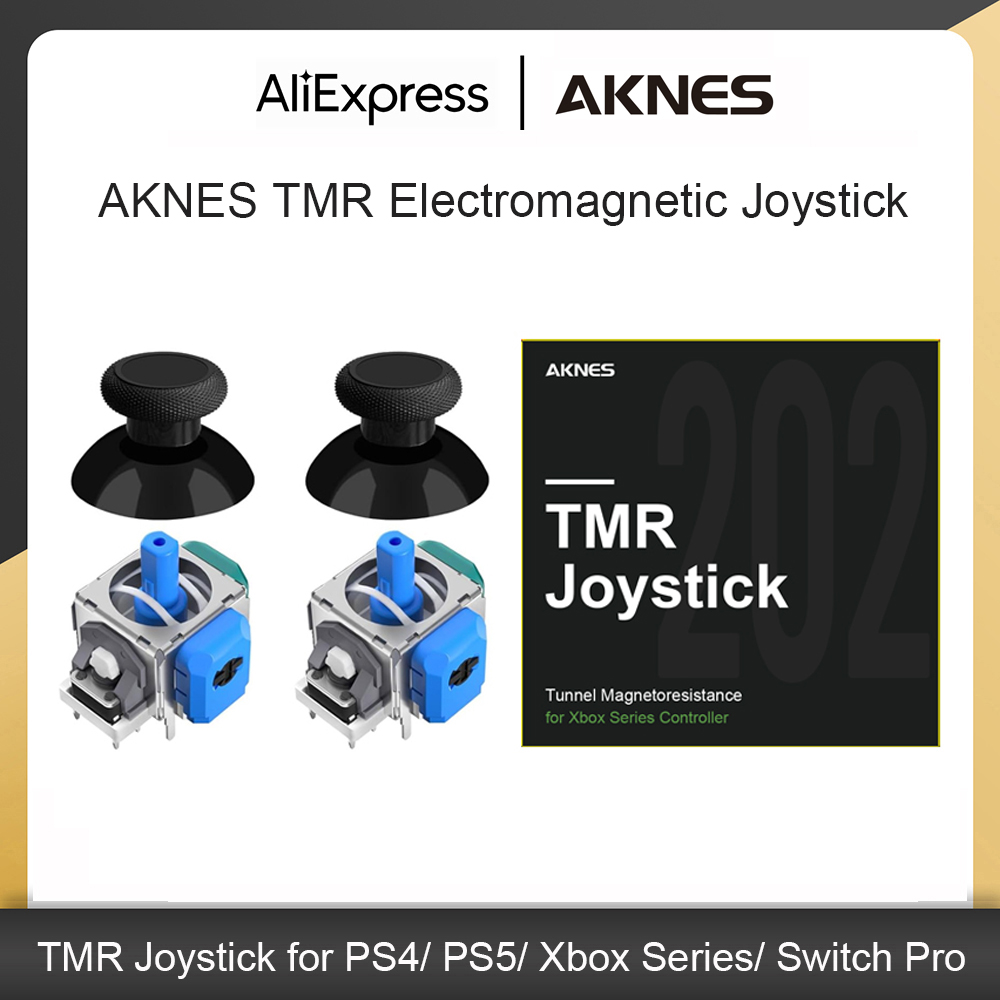 Joystick Module - AKNES×HALLPI TMR แม่เหล็กไฟฟ้าไม่มีจอยสติ๊ก Drift สําหรับ PS4
