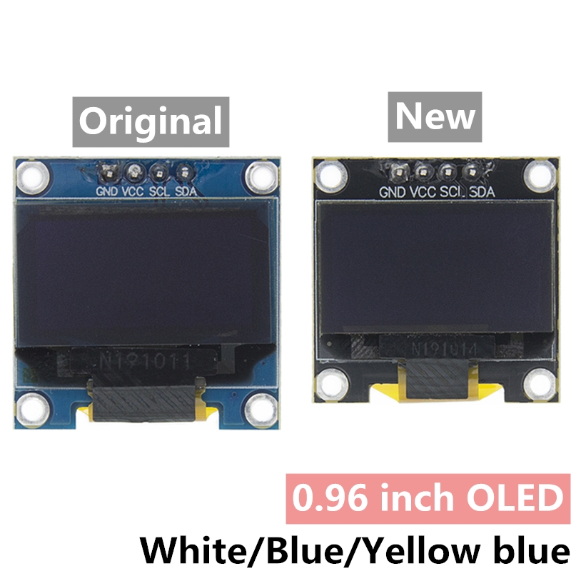 0.96 นิ้ว IIC Serial 4pin สีขา - Oled Display 0.96 บทวิจารณ์และราคา
