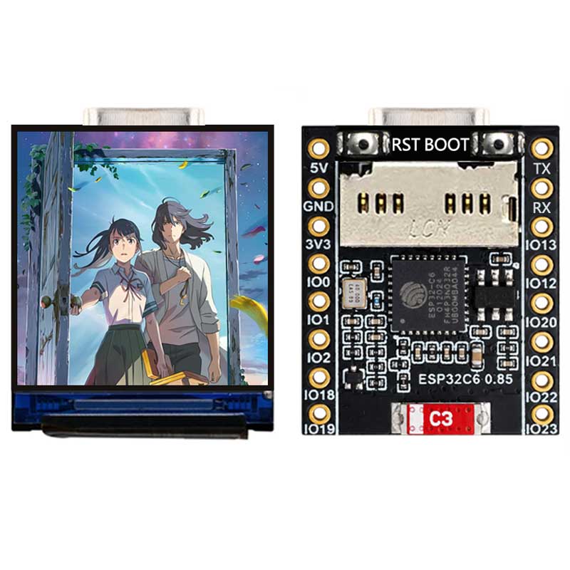 ESP32 C6 0.85 นิ้ว 128X128 หน้ - Sd Card Module บทวิจารณ์และราคา