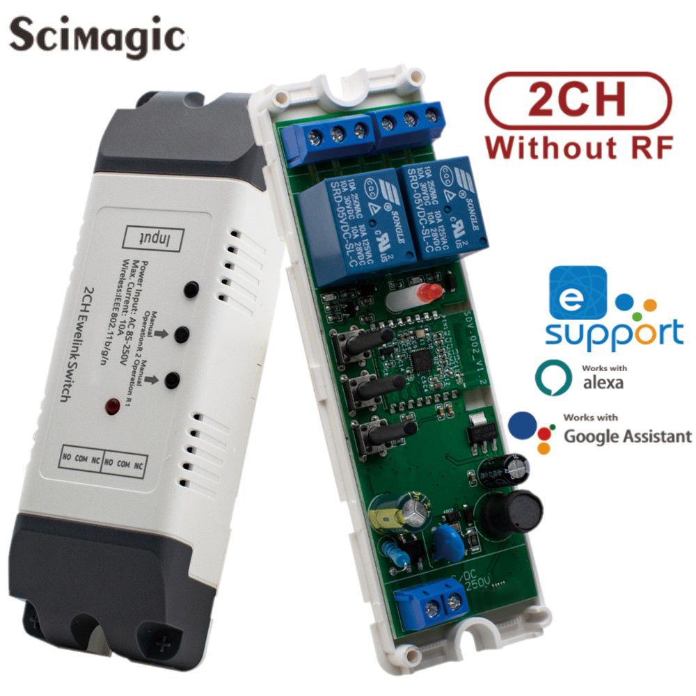 2CH Wifi สมาร์ทโมดูลสวิทช์รีเล - Relay Module 4 Channel บทวิจารณ์และราคา