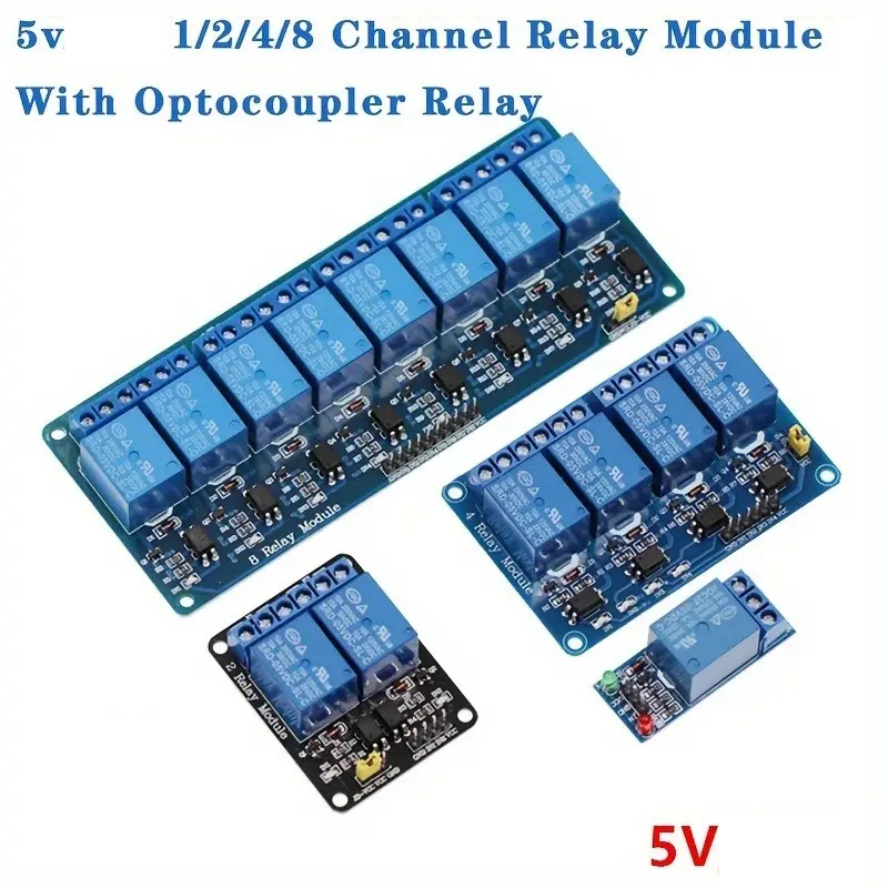 2ชิ้น1/2/4/8ช่องรีเลย์โมดูล5V  - Relay Module 4 Channel บทวิจารณ์และราคา