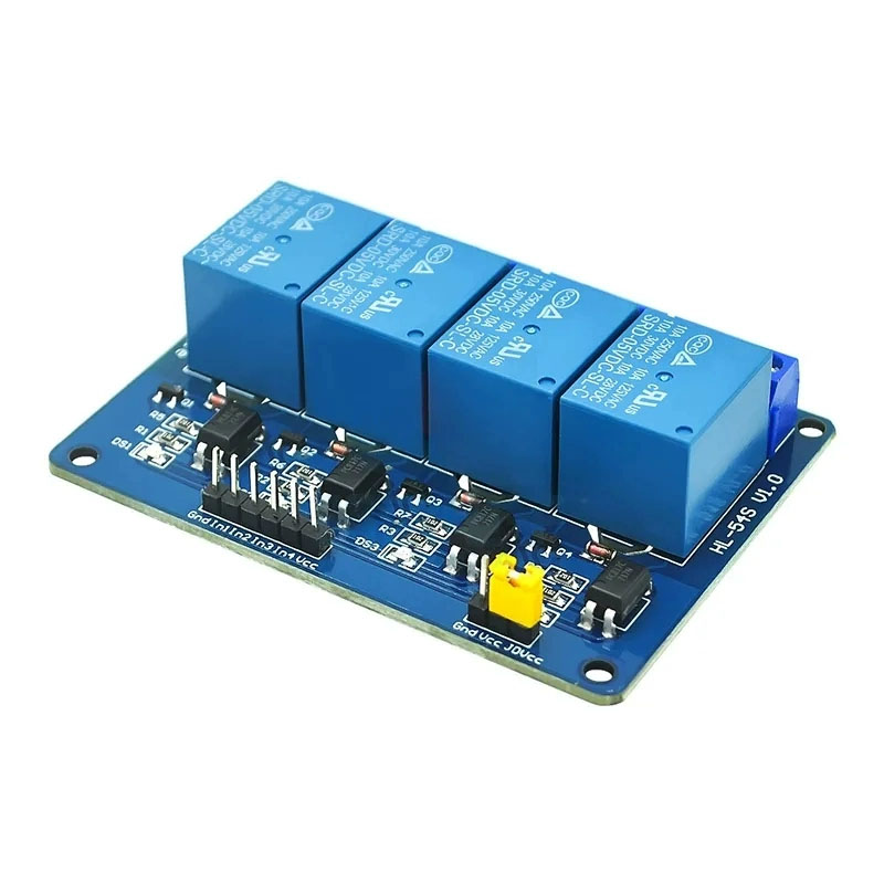 โมดูลรีเลย์ 5V 1 2 4 6 8 ช่อง  - Relay Module 4 Channel บทวิจารณ์และราคา