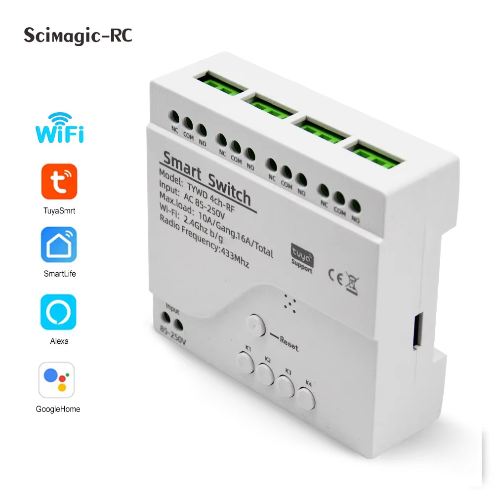 โมดูลรีเลย์สมาร์ททูย่า 4 ช่อง  - Relay Module 4 Channel บทวิจารณ์และราคา