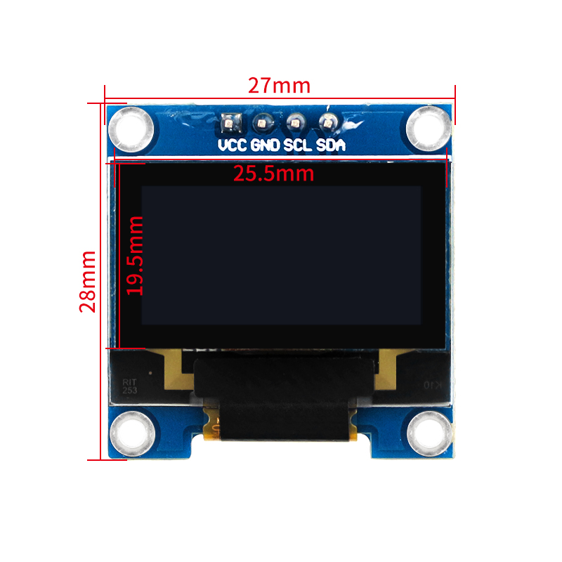 0.96 นิ้ว OLED SSD1306 I2C IIC - Oled Display 0.96 บทวิจารณ์และราคา