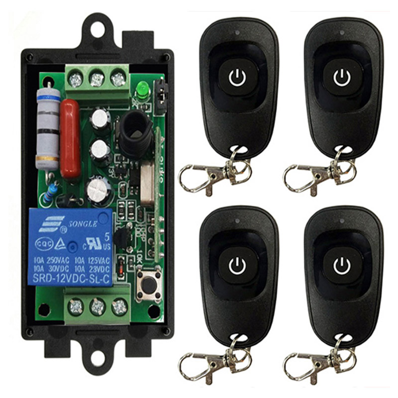 AC 220 V 1CH 1 CH ไร้สาย RF รี - Relay Module 1 Channel บทวิจารณ์และราคา