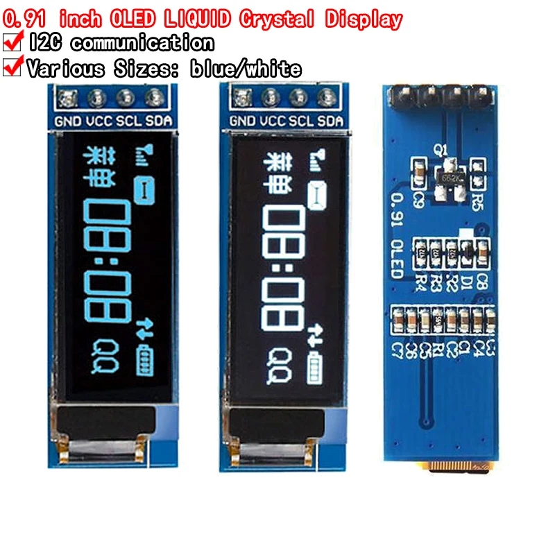 โมดูลจอแสดงผล OLED ขนาด0.91นิ้ - Ssd1306 บทวิจารณ์และราคา