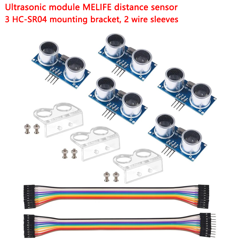 5 โมดูลอัลตราโซนิก, เซ็นเซอร์ร - Ultrasonic Sensor Hc-Sr04 บทวิจารณ์และราคา
