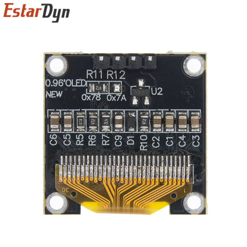 0.96 นิ้ว IIC SPI Serial 7/4Pi - Oled Display 0.96 บทวิจารณ์และราคา