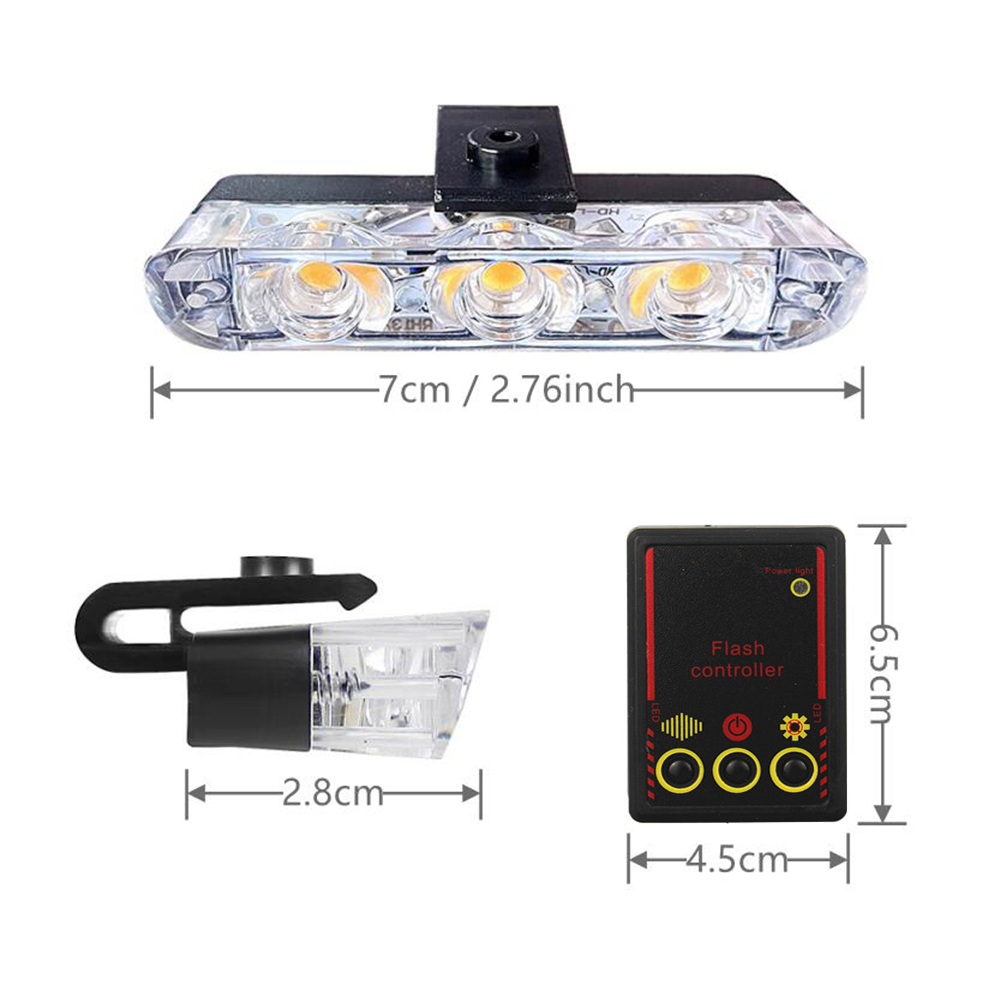 ไฟสโตรบติดกระจังหน้ารถยนต์ 12V - Buzzer Module บทวิจารณ์และราคา