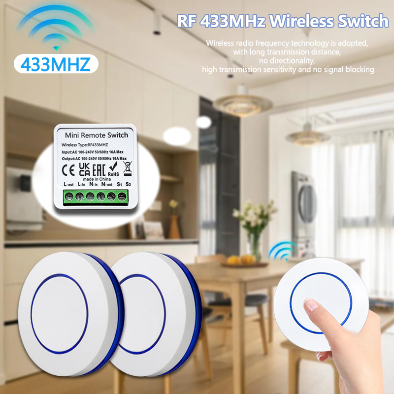 สวิตช์ไฟไร้สาย 433HMz รีเลย์รั - Joystick Module บทวิจารณ์และราคา