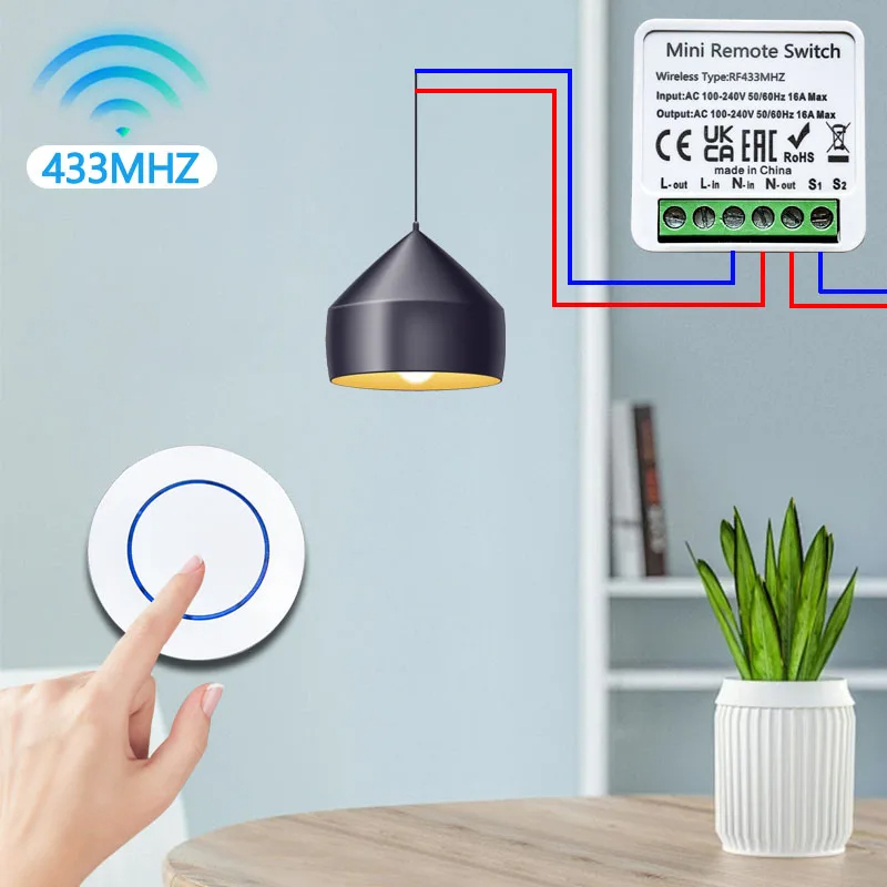 สวิตช์ไฟไร้สาย 433HMz รีเลย์รั - Joystick Module บทวิจารณ์และราคา