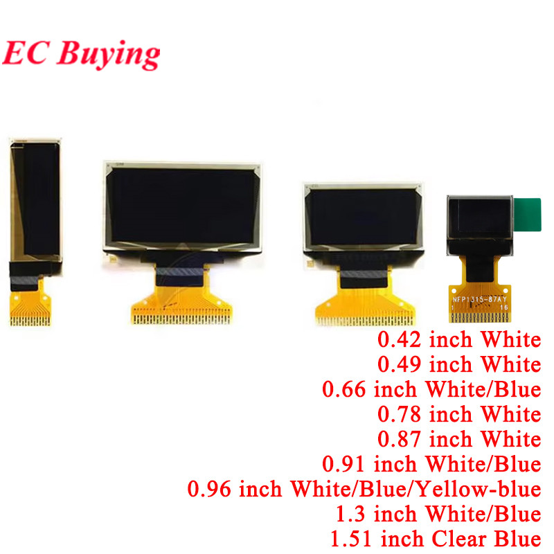 จอแสดงผล OLED LCD 0.42 0.49 0. - Oled Display 0.96 บทวิจารณ์และราคา
