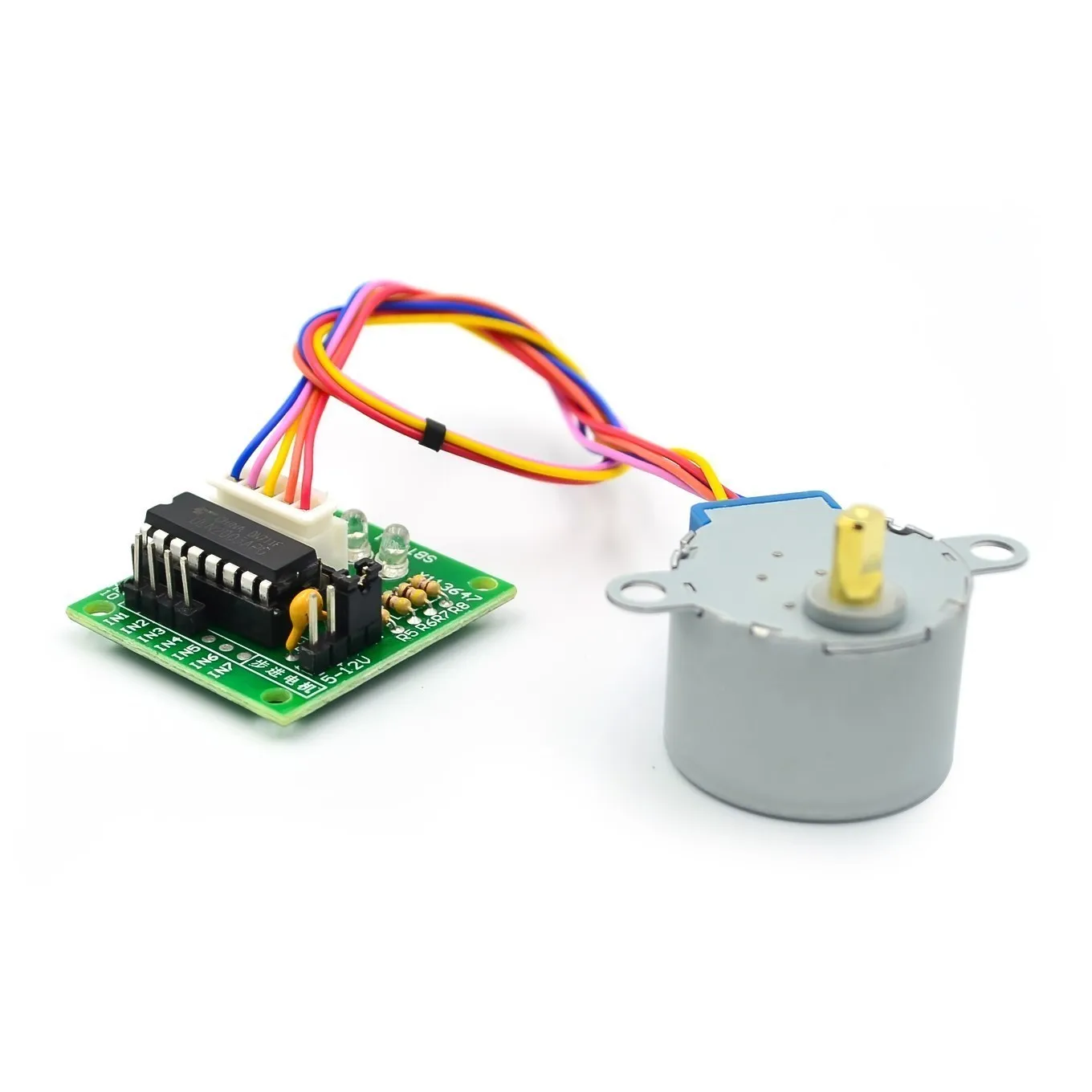 ชุดมอเตอร์สเต็ปเปอร์ 5V 28BYJ- - Stepper Motor 28Byj บทวิจารณ์และราคา