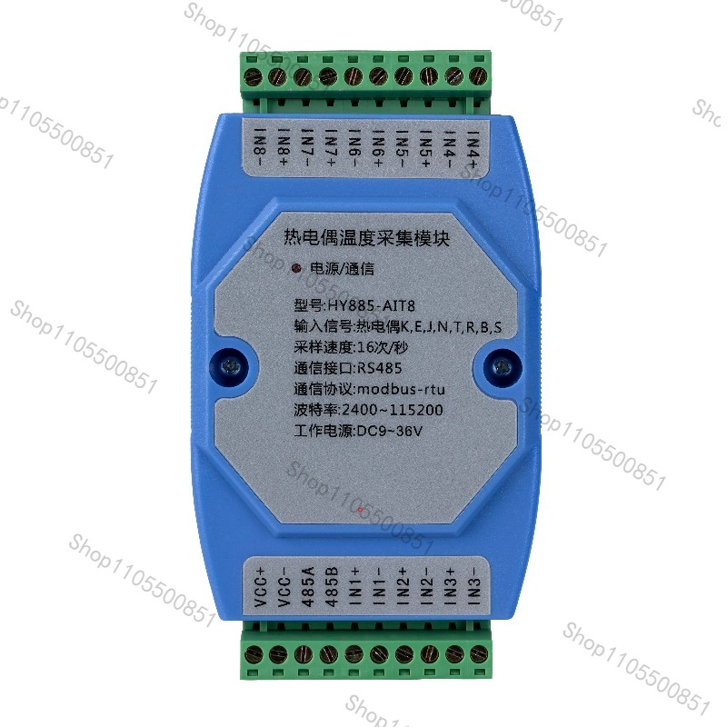 เทอร์โมคัปเปิลชนิด K แบบ 8 ทาง - Thermocouple Module K Type บทวิจารณ์และราคา