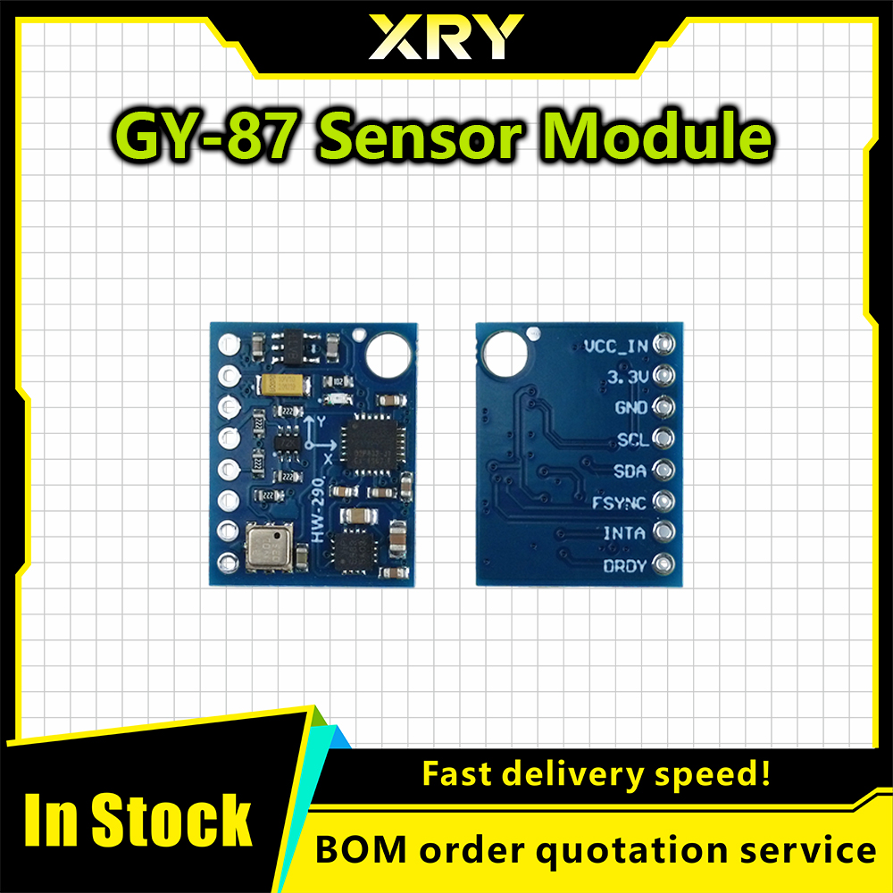 โมดูลเซ็นเซอร์ XRY GY-87 10DOF - Mpu6050 บทวิจารณ์และราคา