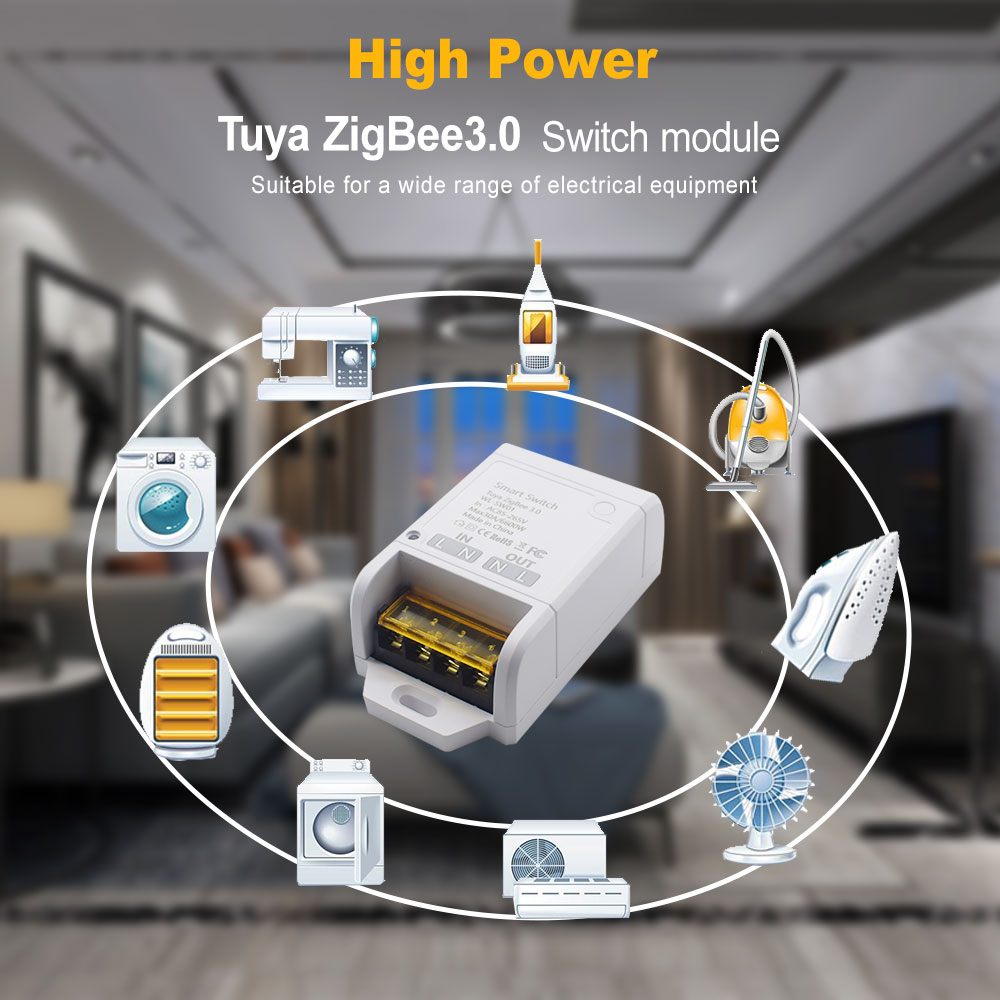 1-10 ชิ้น 30A 6600W Zigbee สมา - Relay Module 1 Channel บทวิจารณ์และราคา