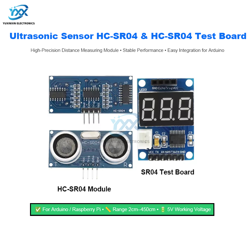โมดูลวัดระยะทางอัลตราโซนิก HC- - Ultrasonic Sensor Hc-Sr04 บทวิจารณ์และราคา