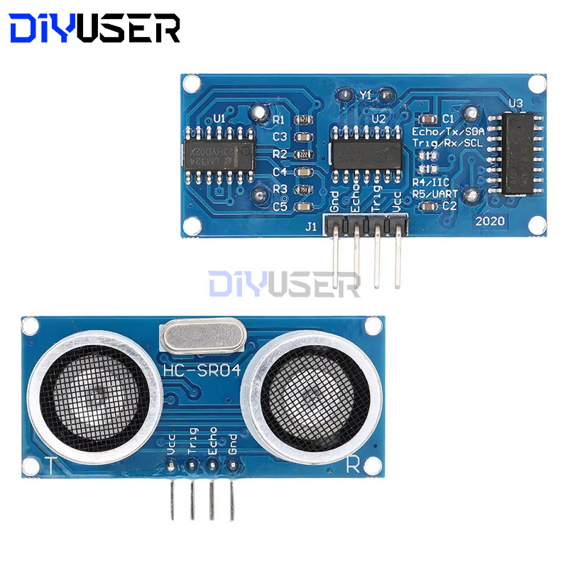 DIYUSER 2 ชิ้นโมดูลอัลตราโซนิก - Ultrasonic Sensor Hc-Sr04 บทวิจารณ์และราคา